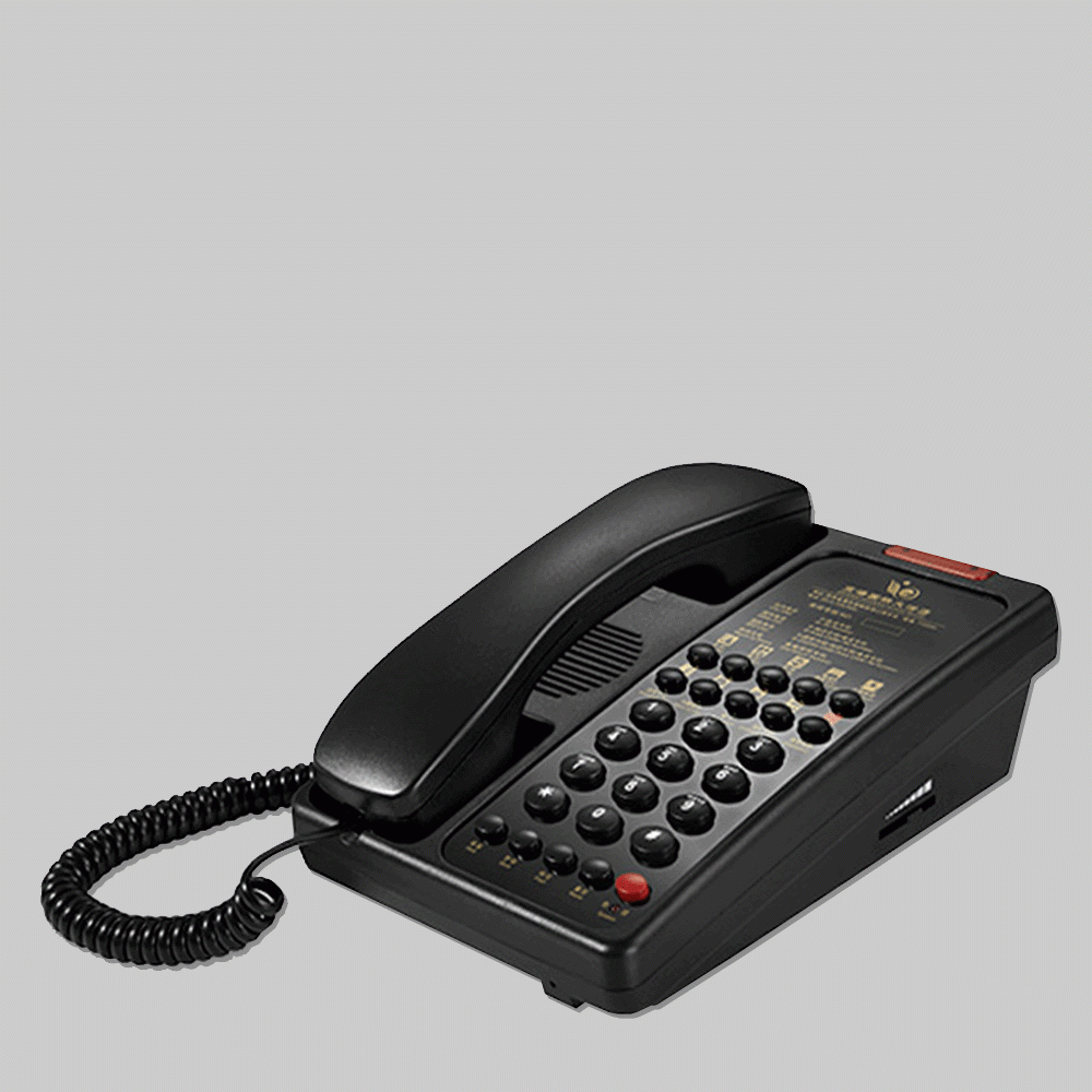 SN-0003BL TELEPHONE FOR HOTEL ROOM - BLACK