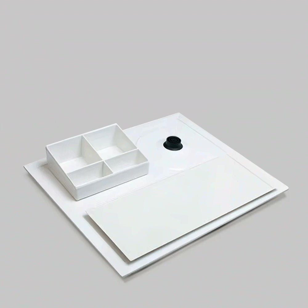 SKU: B-TRAY-WH MELAMINE WELCOME TRAY WHITE