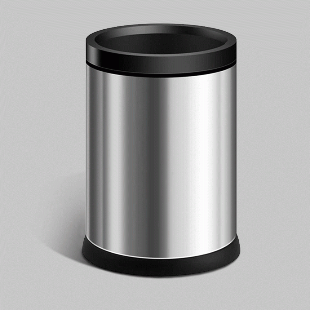 SKU: WD-R1-12L OPEN TOP WASTE BIN 12Ltr