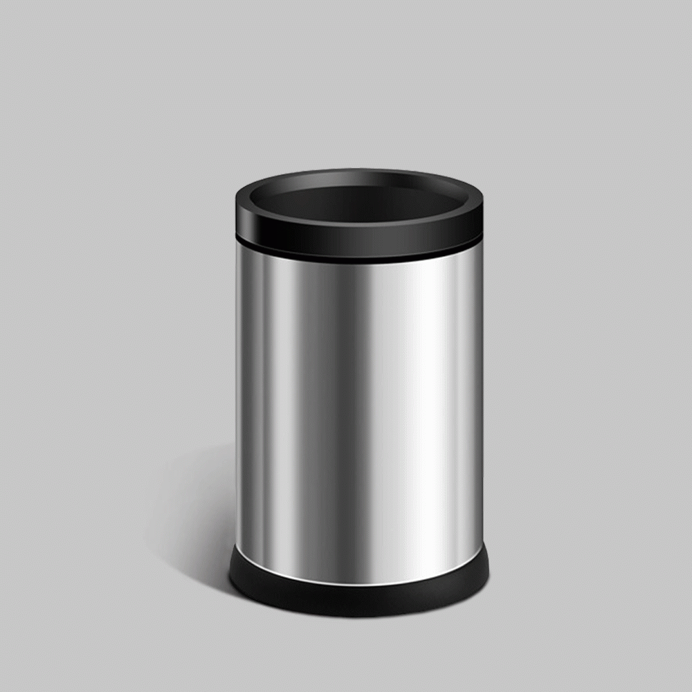 SKU: WD-R1-7L OPEN TOP WASTE BIN 7Ltr