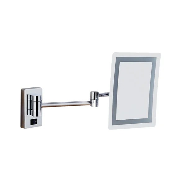 HS-559 WALL MOUNTED MAGNIFYING MIRROR WITH LED LIGHT Dim.: L:22xW:16cm