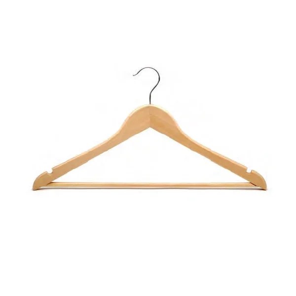6125N WOODEN CLOTHES HANGER 44.5x1.2cm
