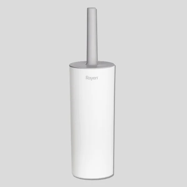 023-1640-11 RAYEN TOILET BRUSH WITH LID - WHITE